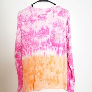 Ivory Ella Tie Dye Long Sleeved T-shirt